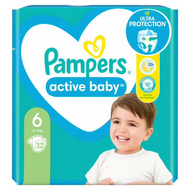 pampers active baby-dry pieluchy 3 midi 42szt