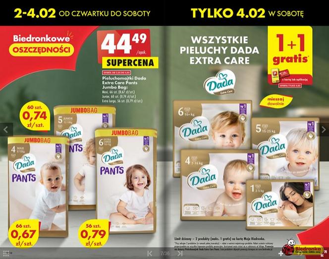 pampersy pampers 88 sztuk 1 cena