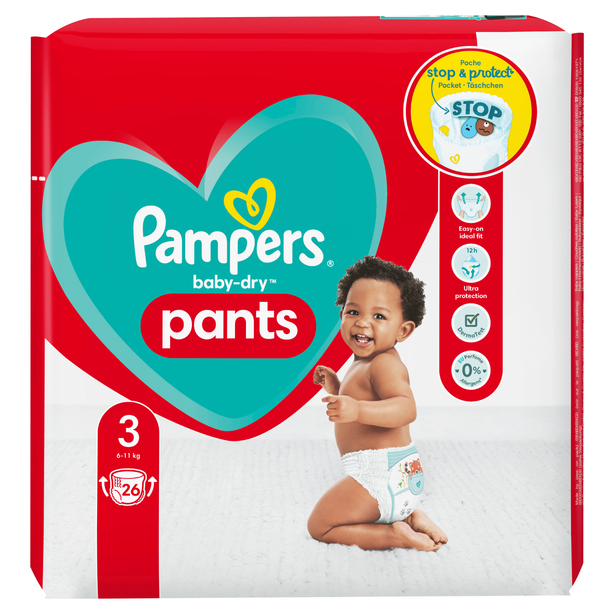 pampers pants 4 dla dziewczynki