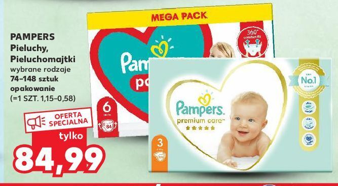 pampersy pampers care 3