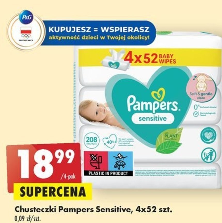 pampers chusteczki promocja