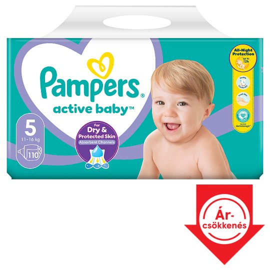 pampers pieluszki active baby 5 junior 150 szt