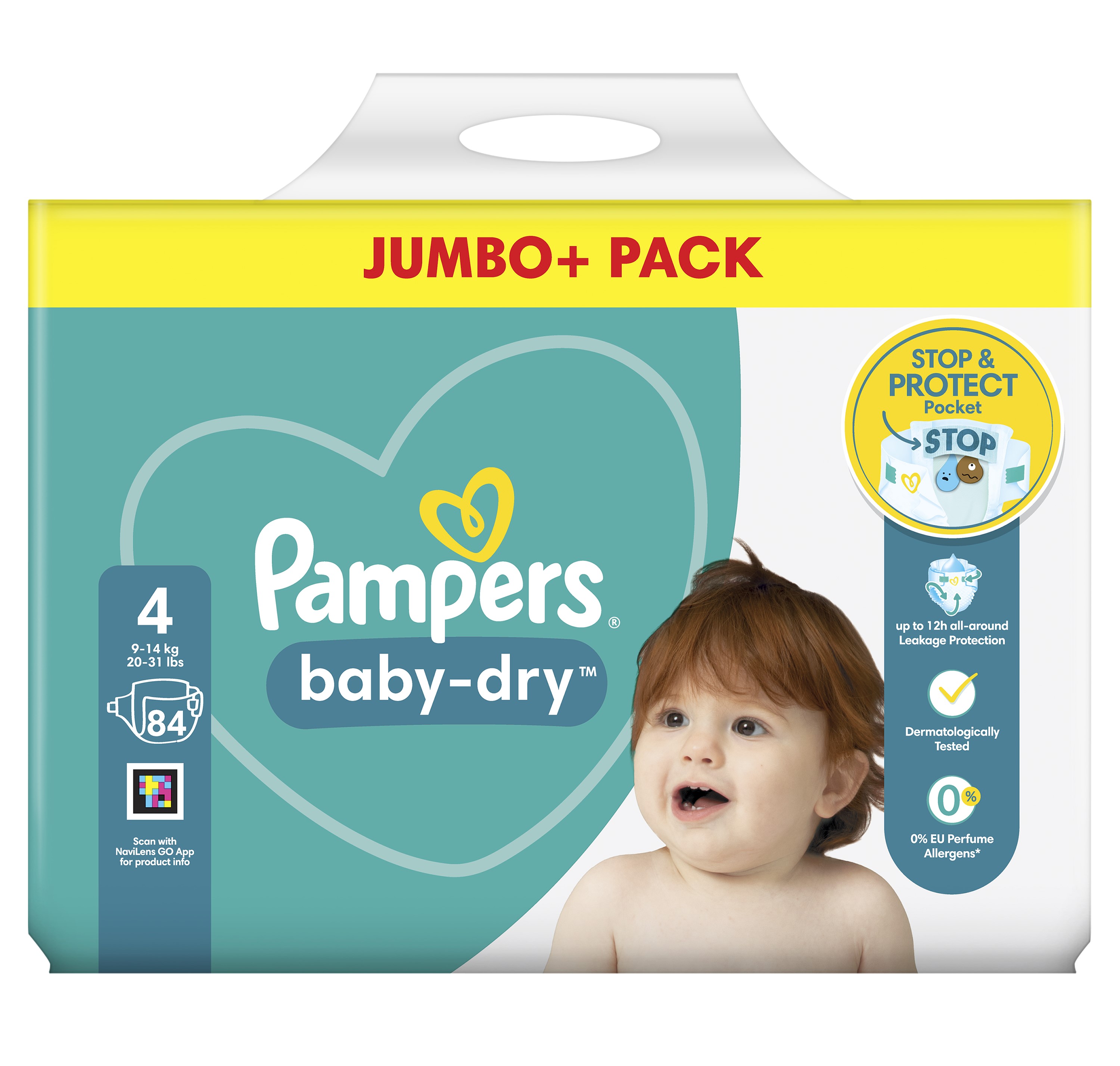 pampers 4 pieluchy 174 sztuki