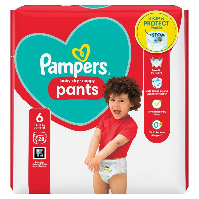 pieluchy pampers wykonanie