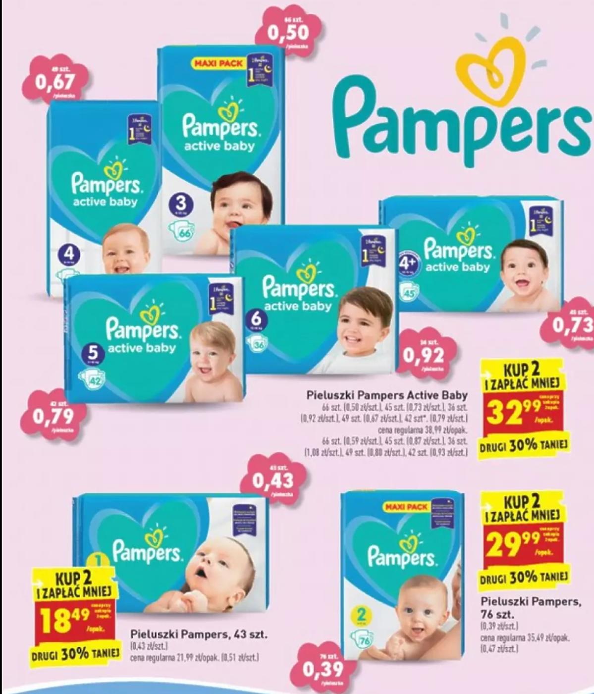 różnica między pampers active baby a sleep&play