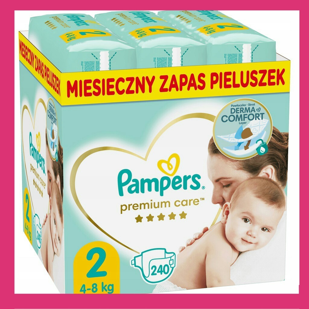 pampers premium care 1 newborn 2-5 kg pieluchy 88 szt