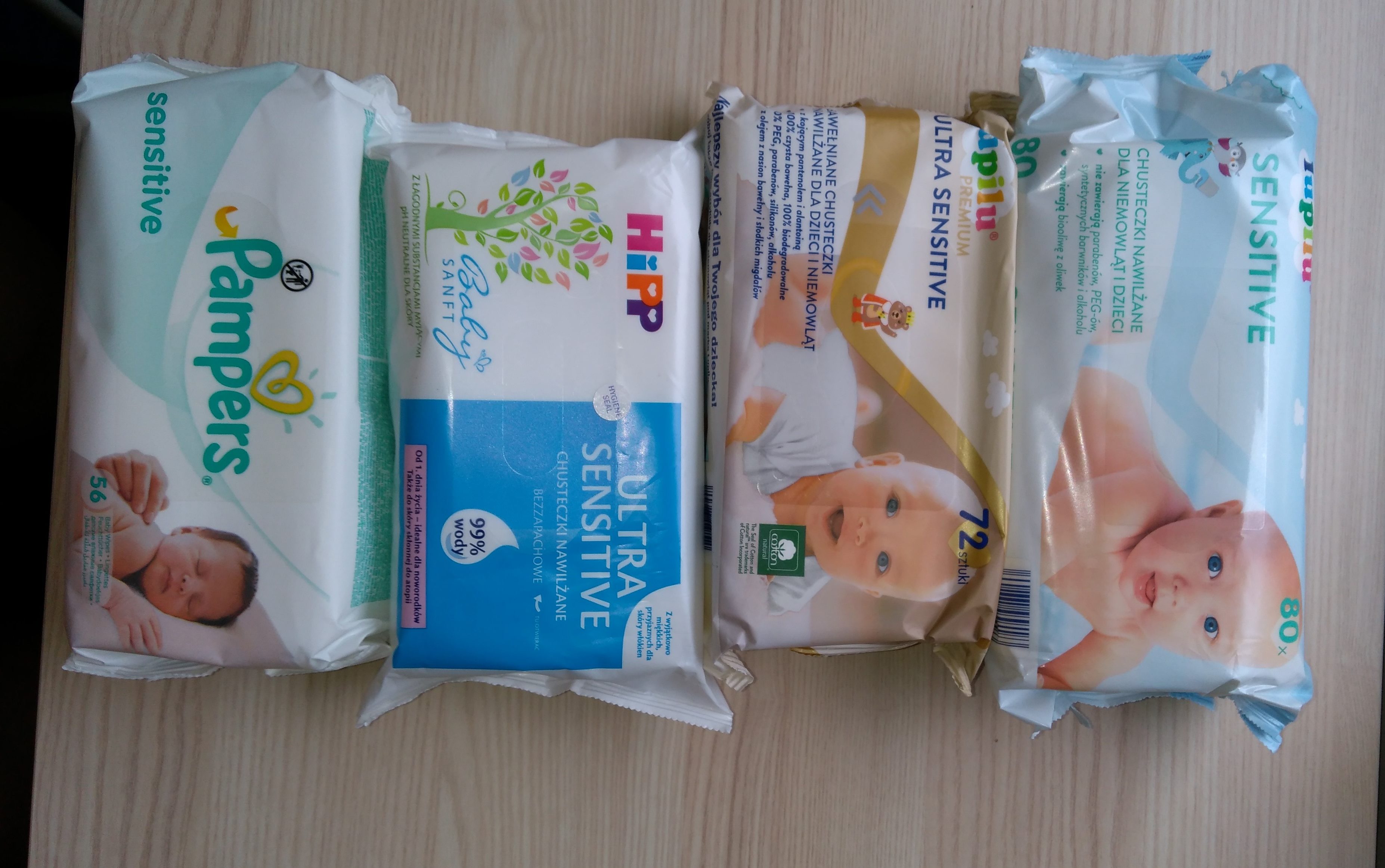 chusteczki nawilzane pampers gentle cleaning