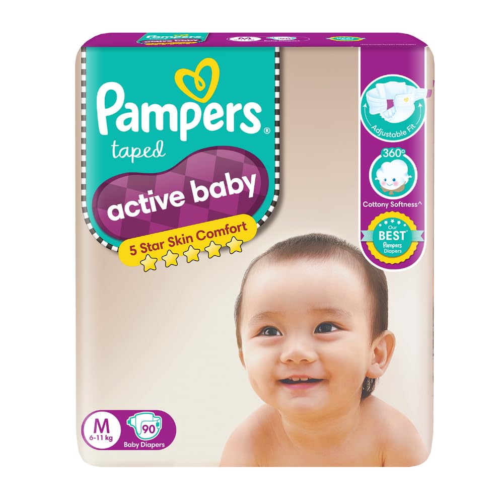 pampers activ baby 17 sztuk