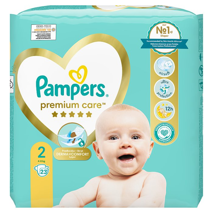 pampers premium care opis