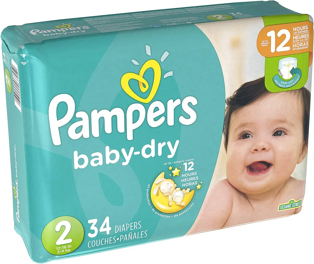 pampers 3 90 sztuk baby dry