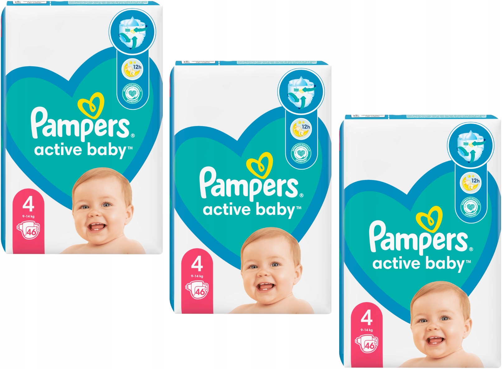 pieluchomajtki pampers premium active fit 4