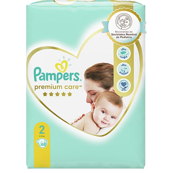 pampers newborn z wycięciem na pępek