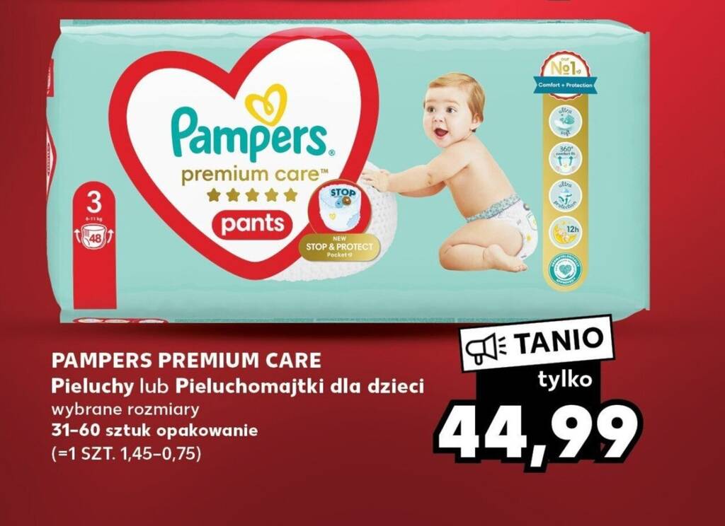 rossmann pieluchy pampers 6 promocja