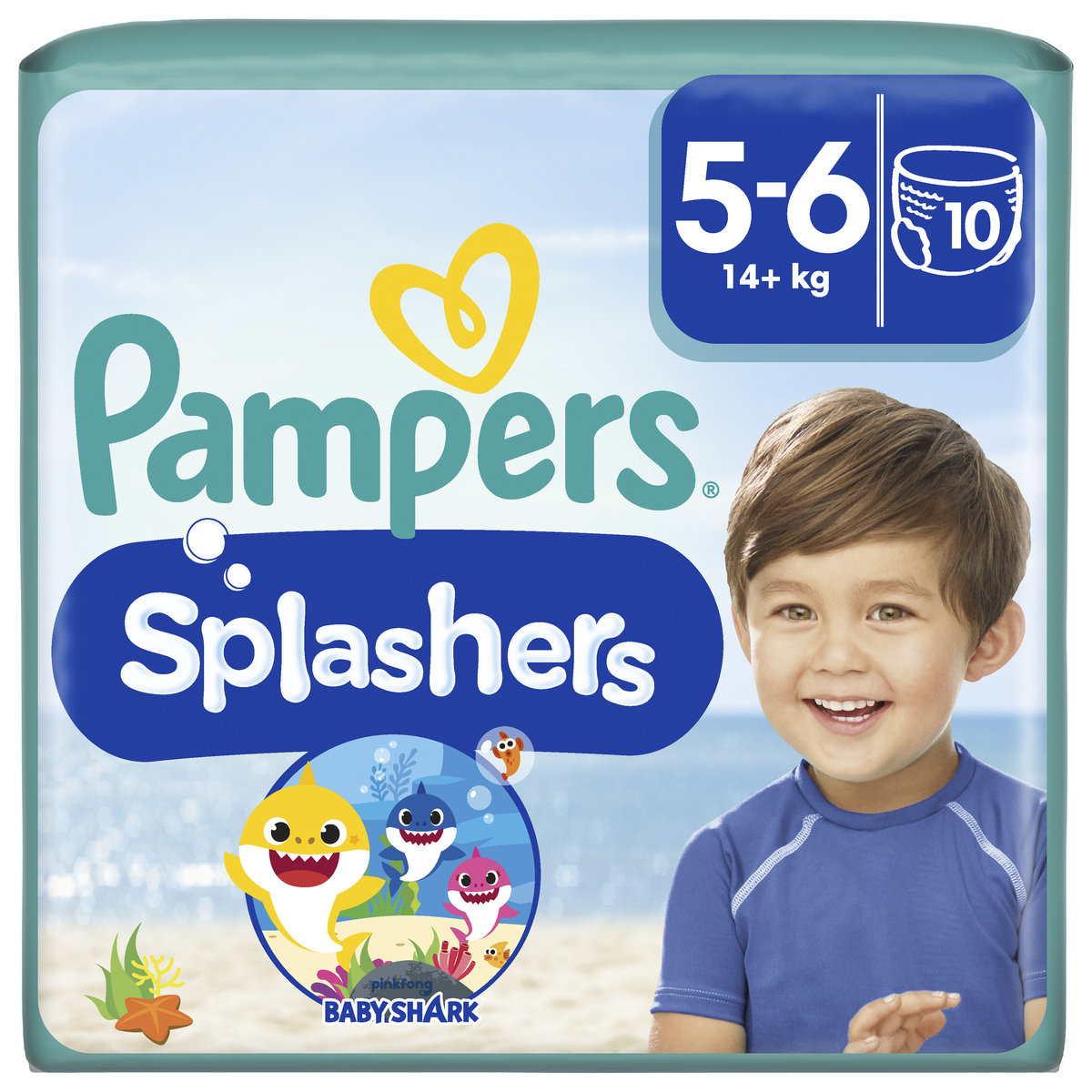 pieluchomajtki pampers 3 naklejka z tylu