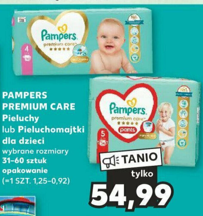 zle zalozony pampers