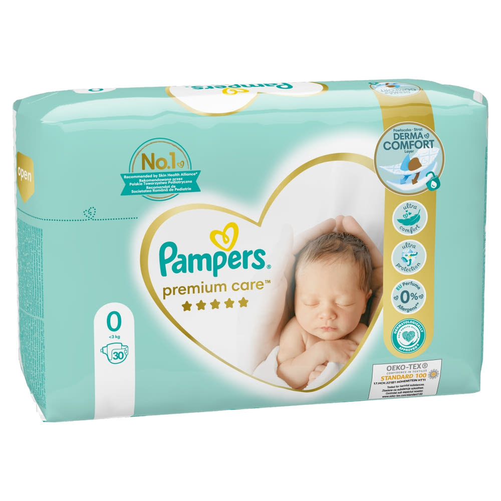 pieluszki pampers premium care pasek kiedy przemoczona pieluszka