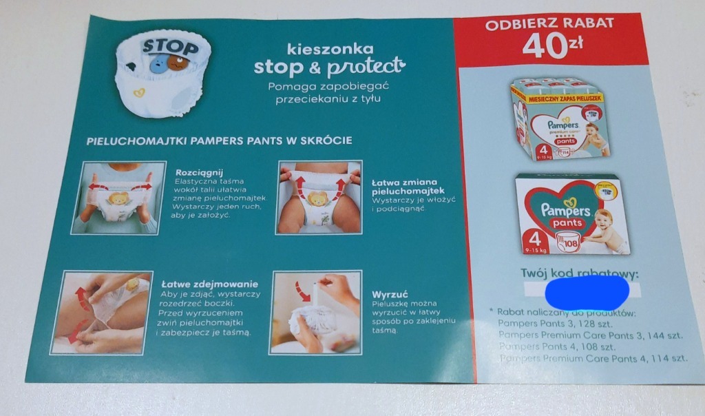 na stronie www pampers pl oferty kuponow