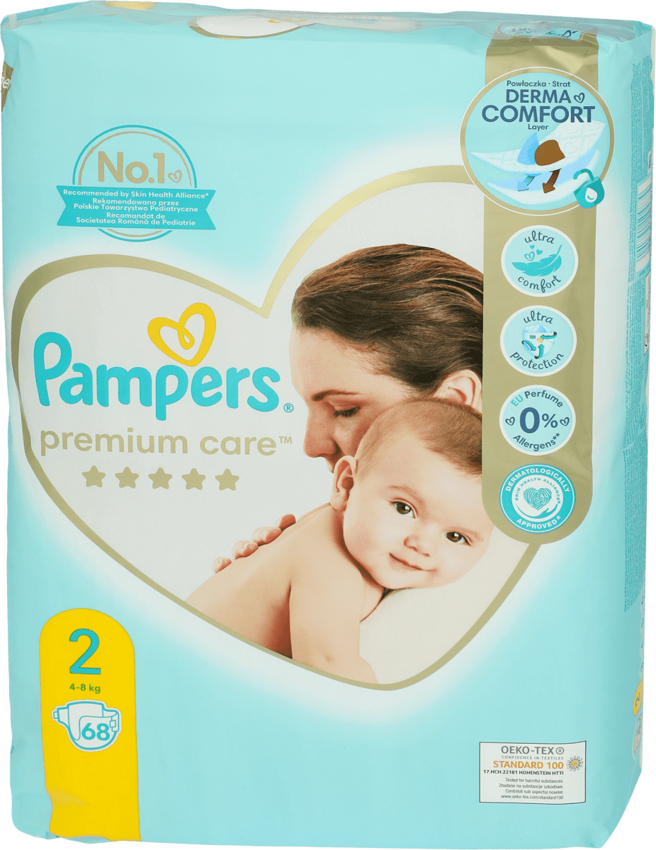 pampers active baby 2 62 szt