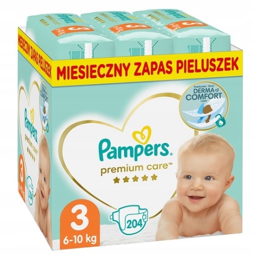 chusteczki pampers natural clean 12x64