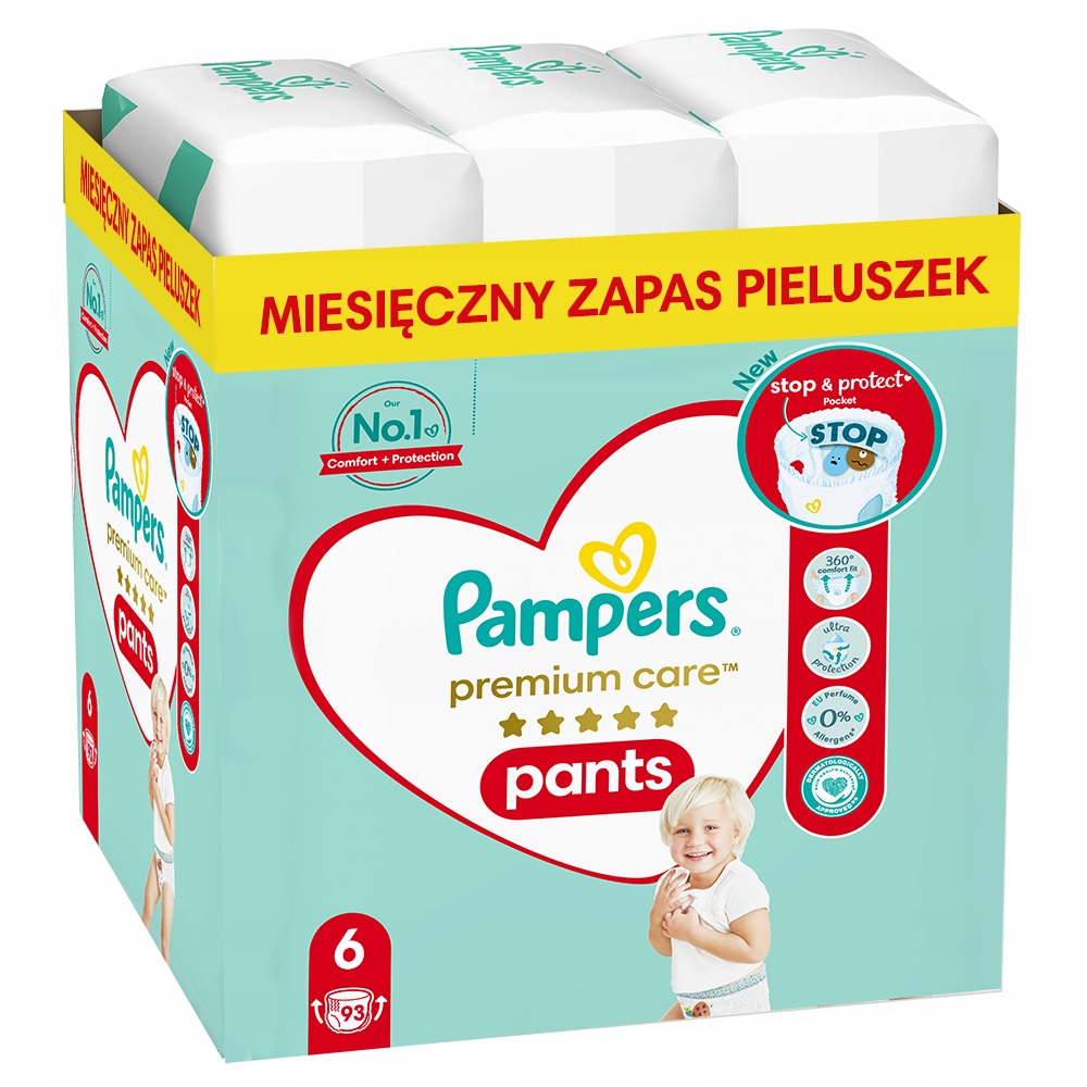 pampers premium pants 6 large