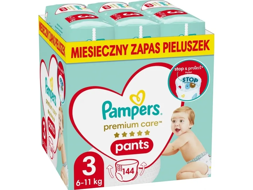 pampers premium care zielonr