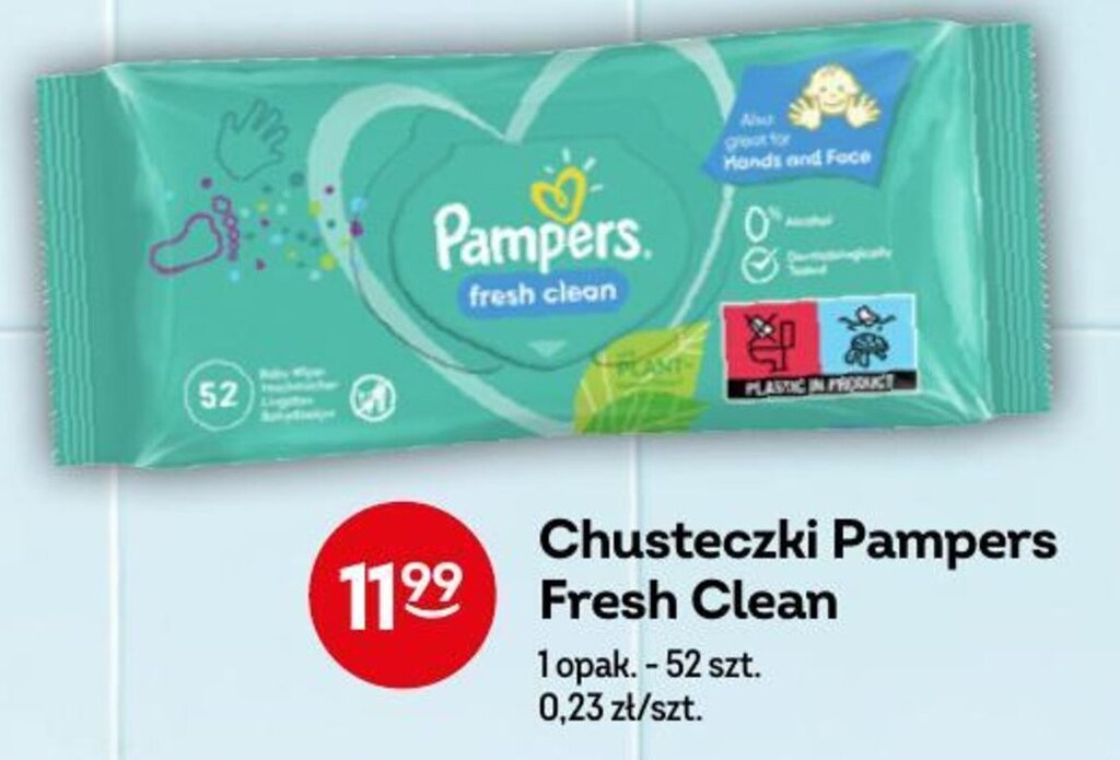 pampers chusteczki ceneo