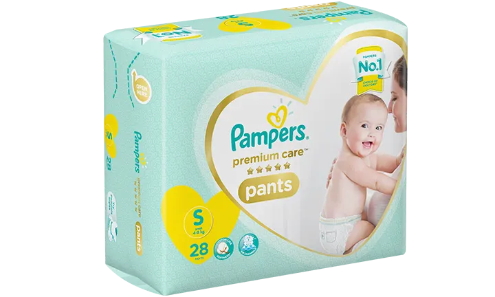 pampers pants premium care pasek z klejem