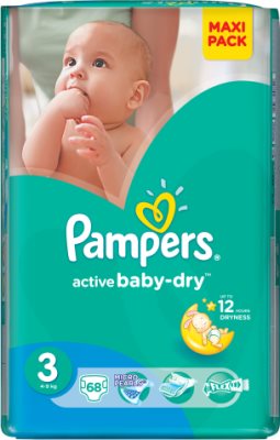 pampers etykieta