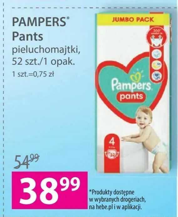 pampers pants 4 64 szt