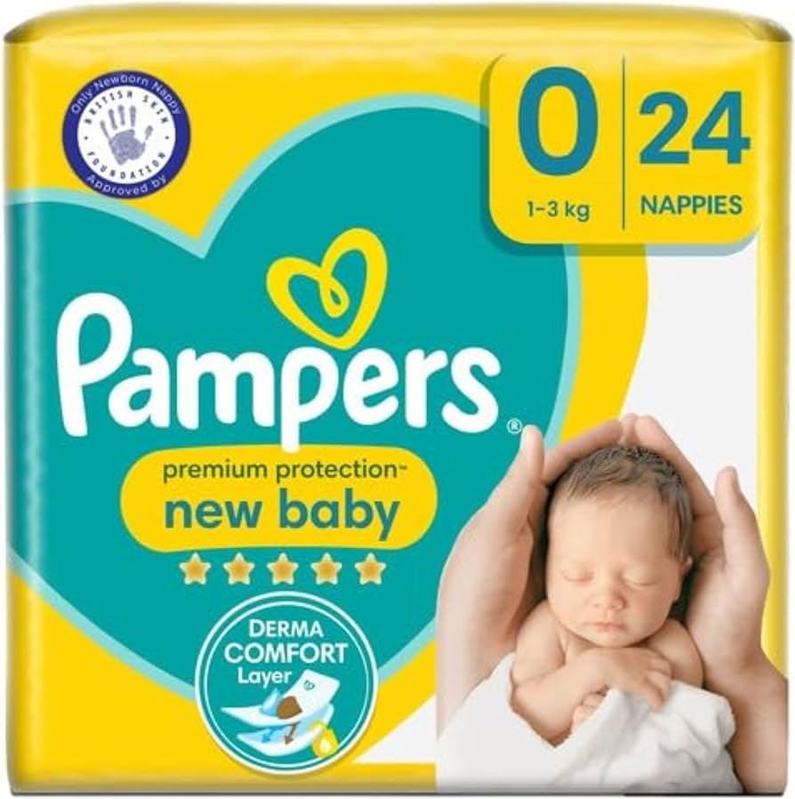 pampers new baby pieluchy rozmiar 1 newborn 2-5kg 43 sztuki