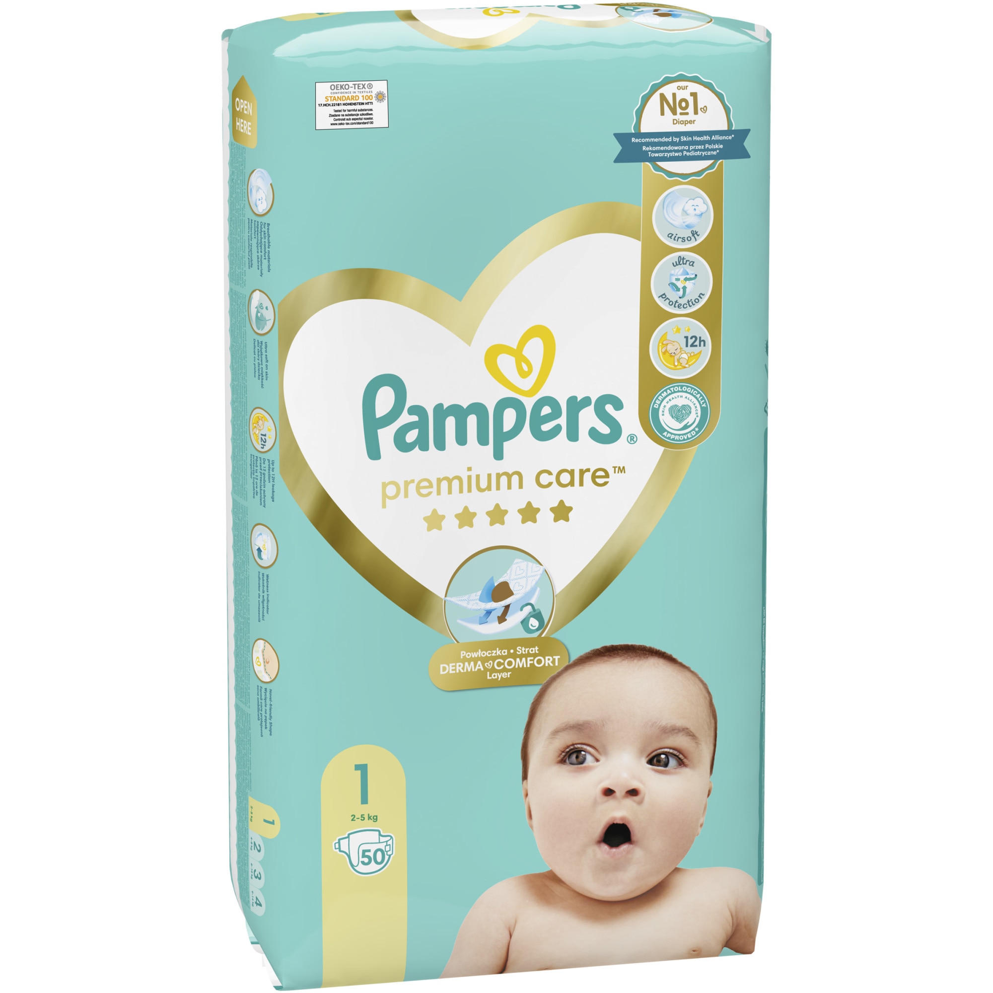 pampers new born z wycięciem na pępek