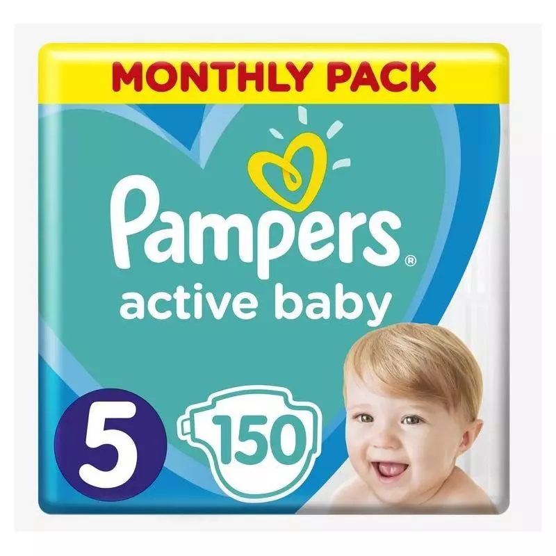 active baby dry pampers 4 mega box