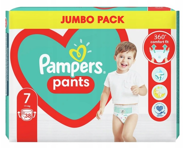 pampers zolty pasek