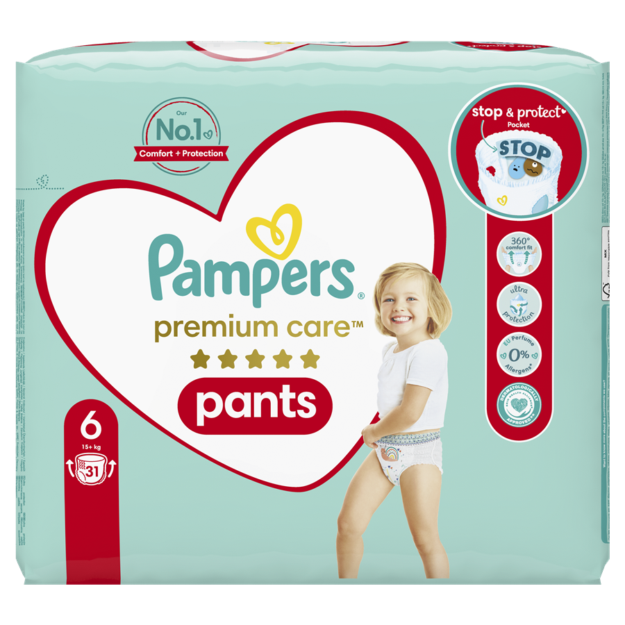 pampers w pudełku