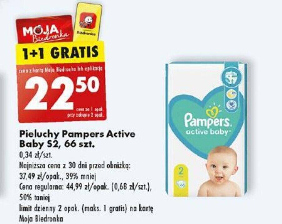 pieluszki pampers active baby opinie