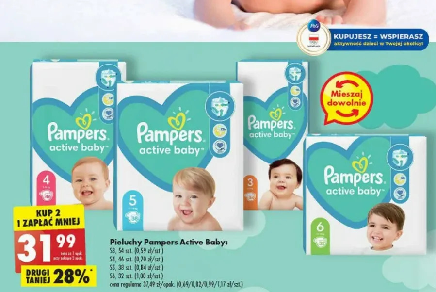 chusteczki nawilżane pampers promocja