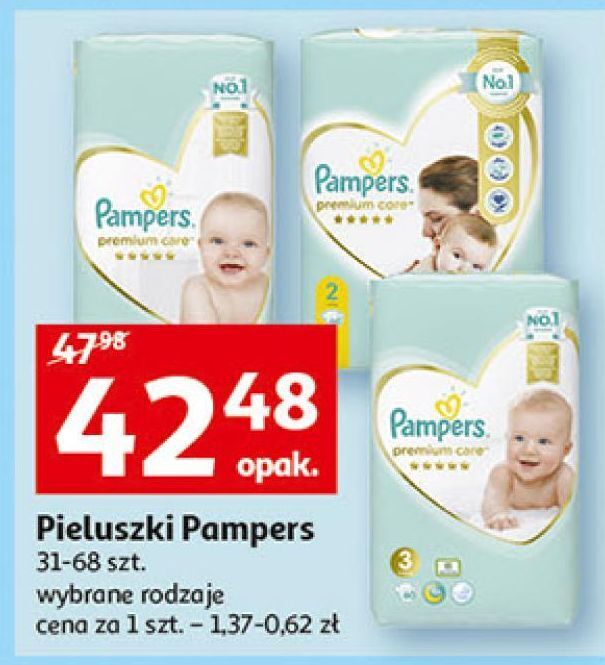 pieluchomajtki pampers premium care opinie