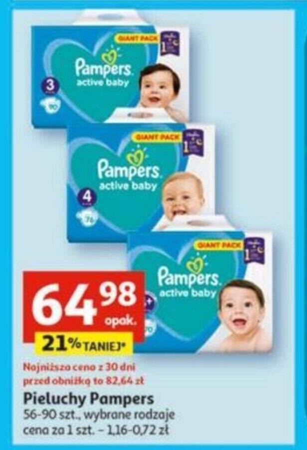 pampers 1 rodzaje