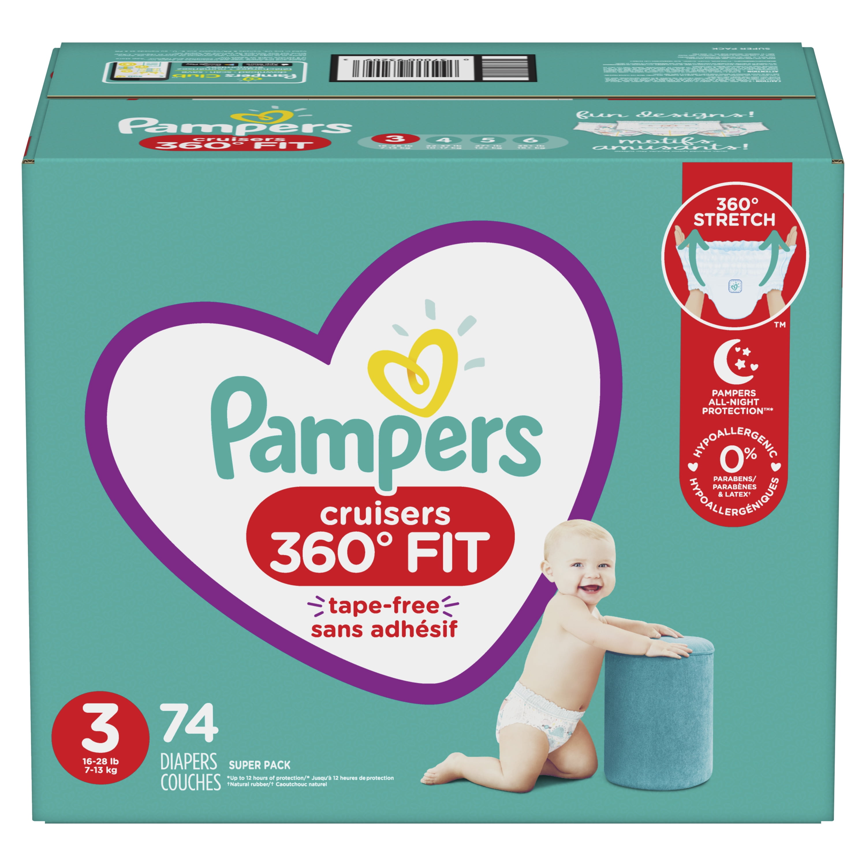 pampers duże opakowanie 88 szt 2-5kg