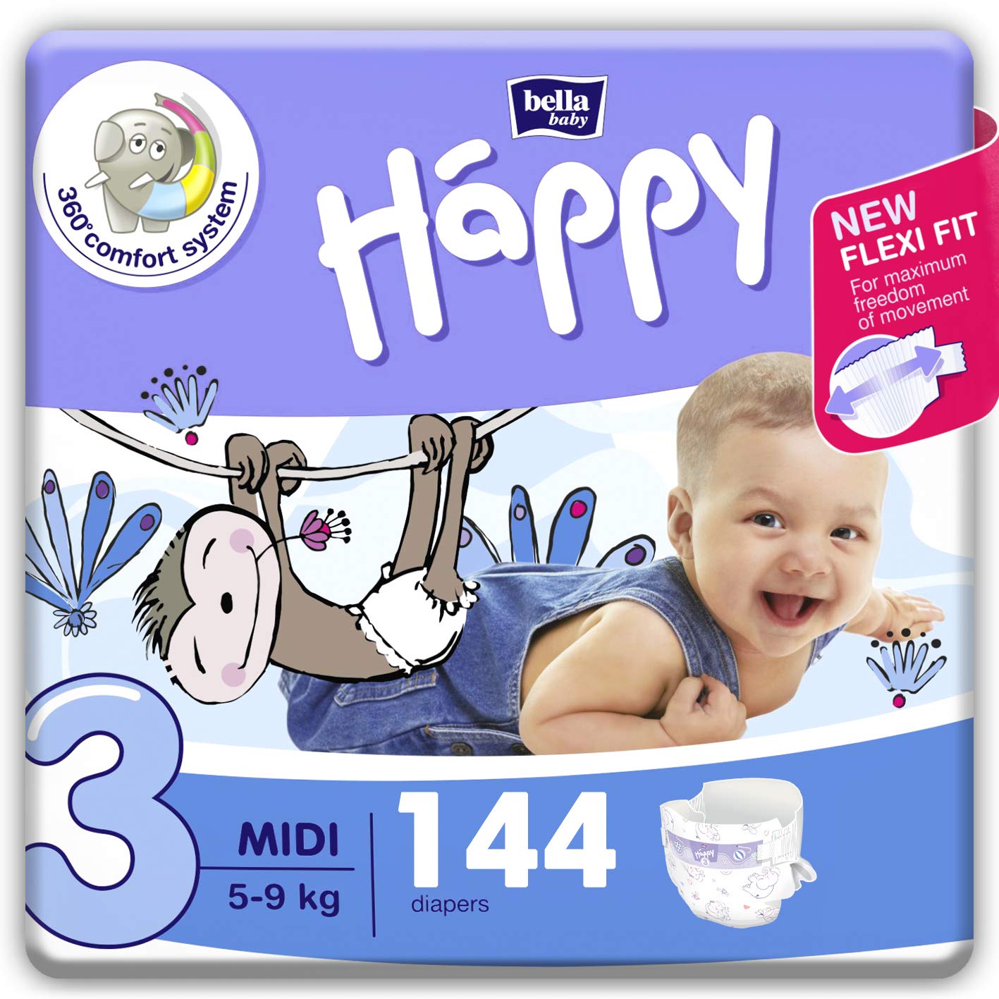 pampers 3 208