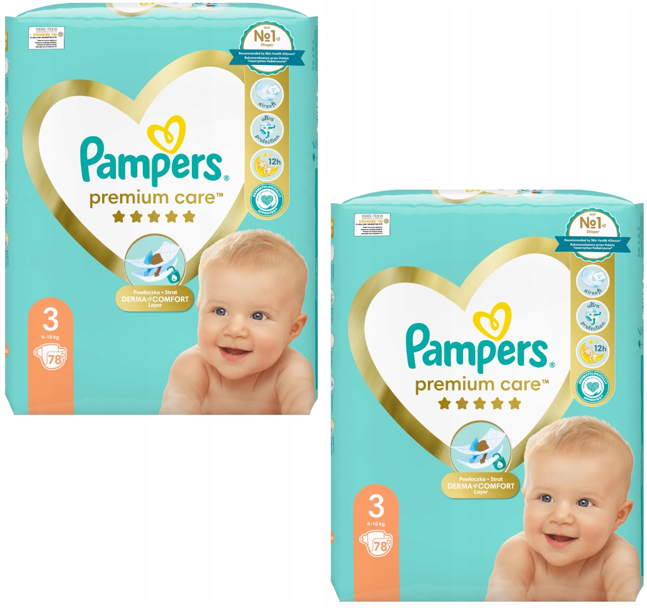 pampers premium care 240 szt rozmiar 2