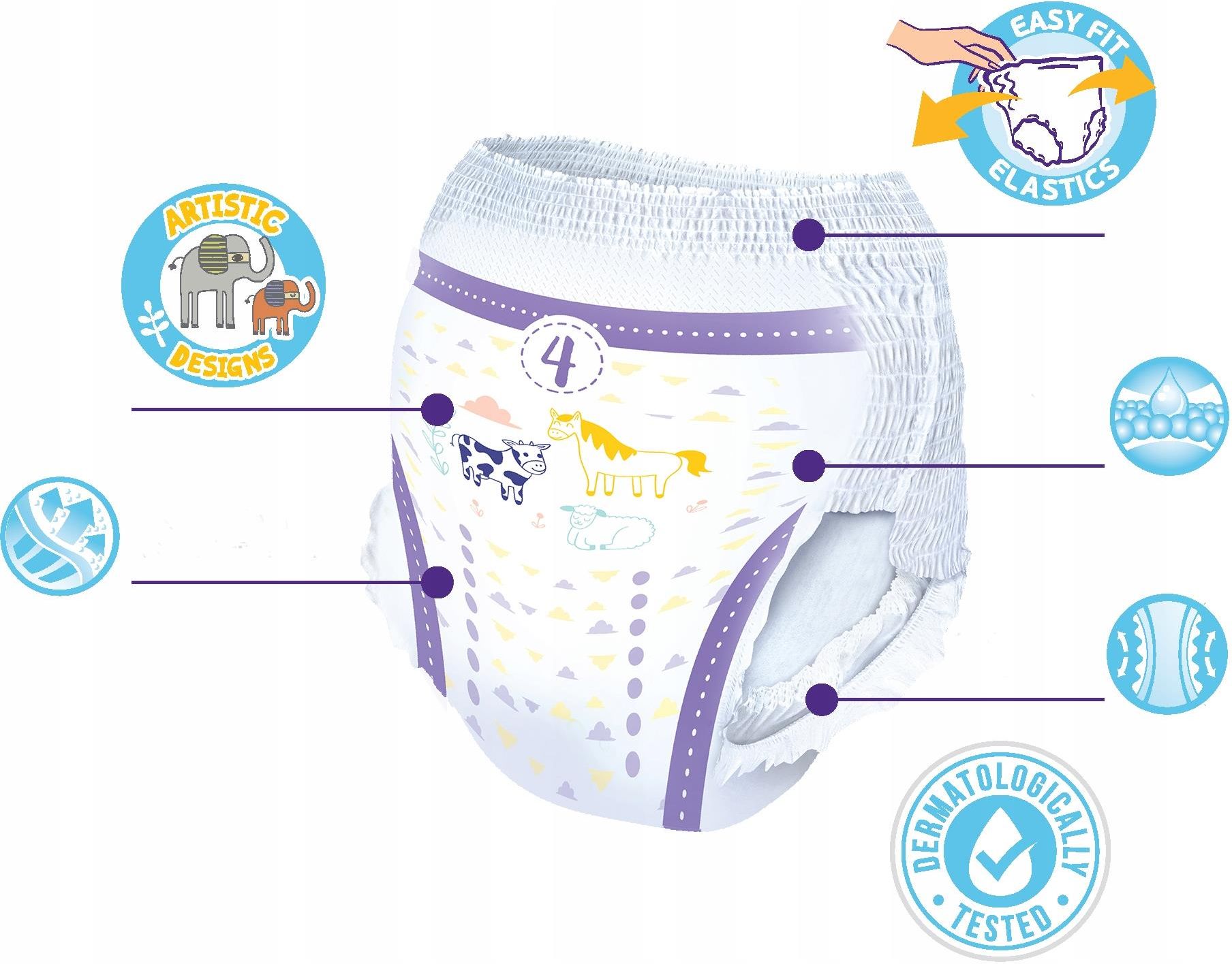 pampers active baby dry pieluchy rozmiar 3 midi 68 szt