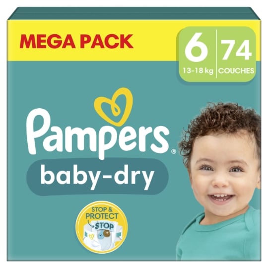 pampers babyvdry 1 box