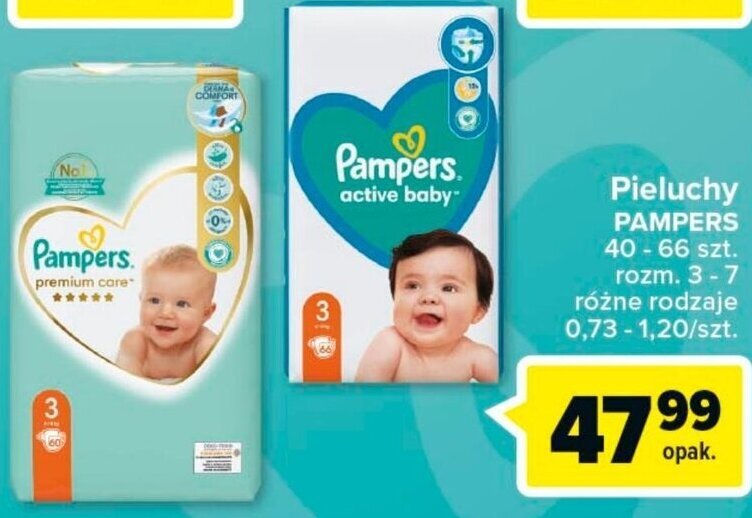 promo pampers taille 1