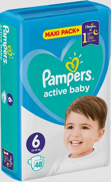 pampers pieluchomajtki pants 3 midi 120 szt