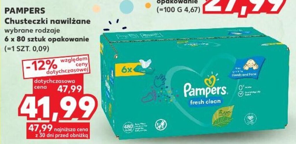 pieluchy pampers 6 promocja