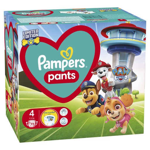 pampers active baby niebieski