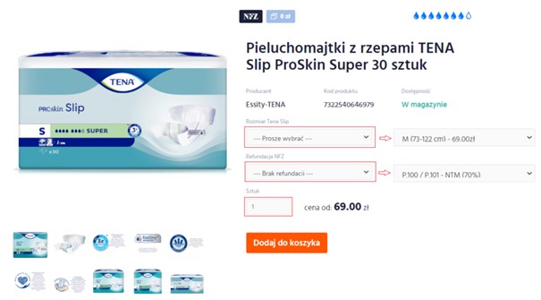 premium care 3 pieluchomajtki