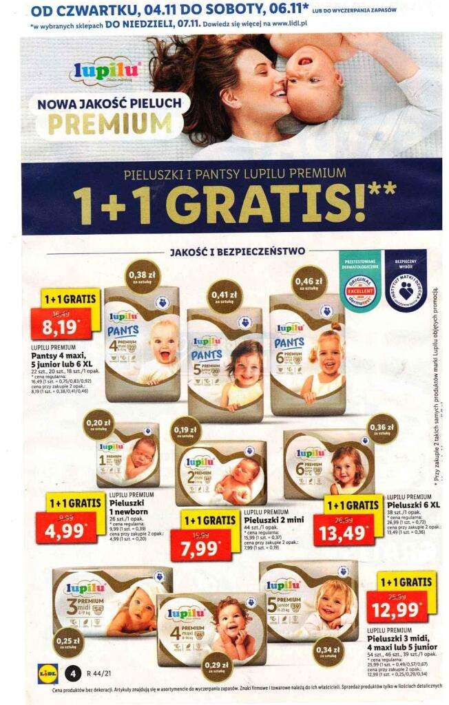 pampers rozmiary