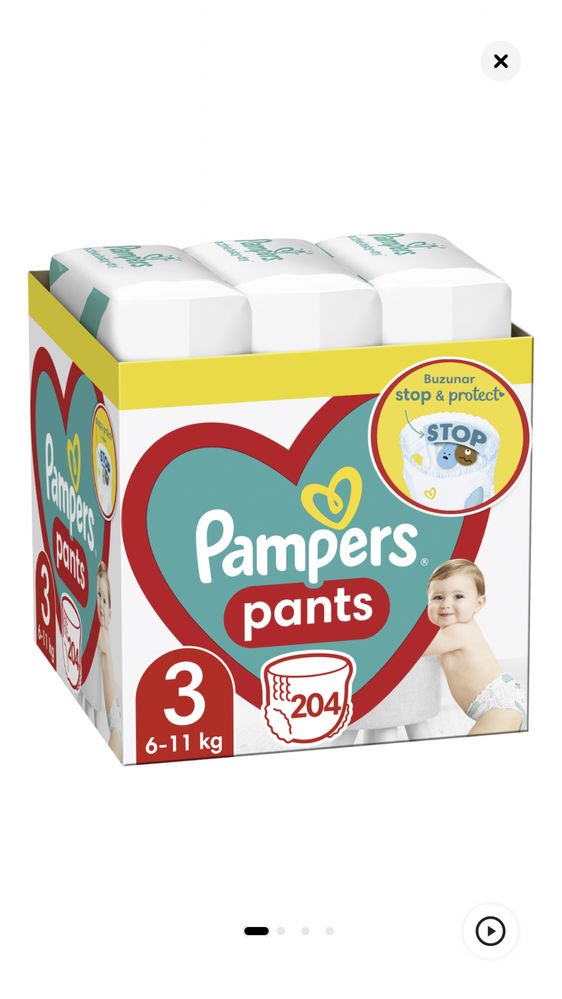 pampers active baby dry 3 208 szt